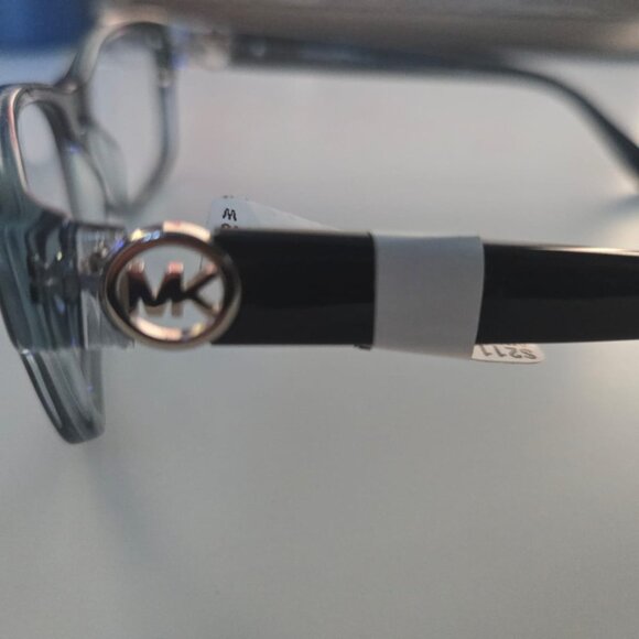 Michael Kors- Women's Black Rectangular Opticals - Picture 6 of 8